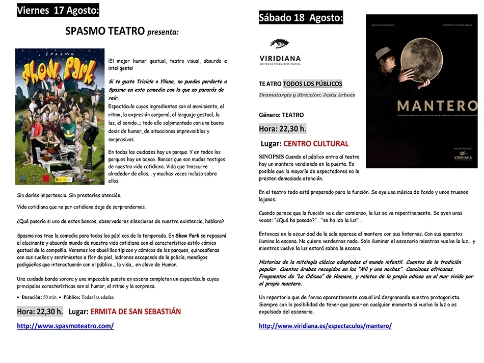 Foto 3 - Verano Cultural, la mejor oferta de teatro, m&uacute;sica, cine y artes esc&eacute;nicas en Las Arribes  