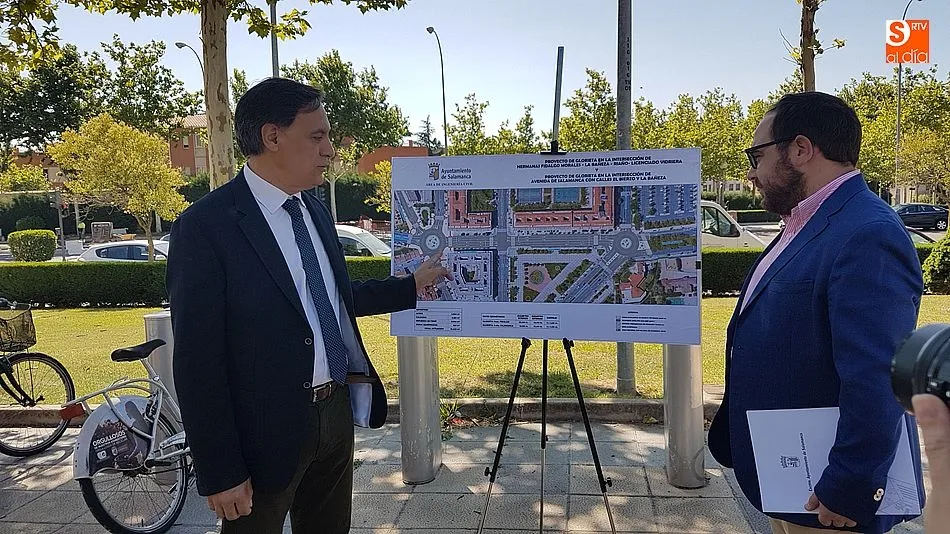 Carlos García Carbayo y Daniel Llanos explican las actuaciones en Capuchinos