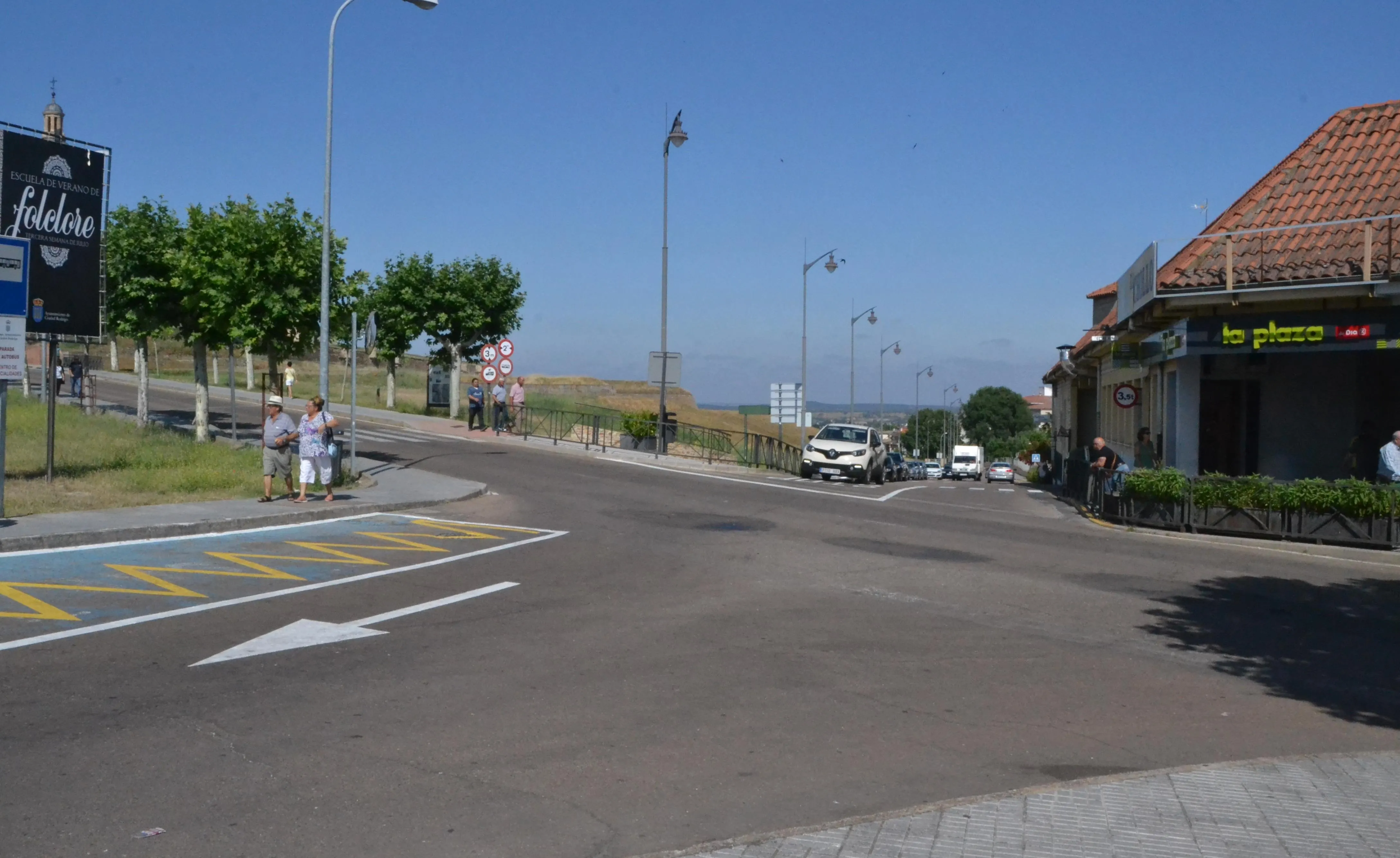 Cruce donde se produjo el accidente