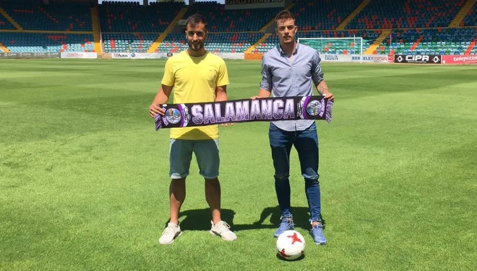 Foto 4 - To&ntilde;o V&aacute;zquez y Fran Morante aseguran &ldquo;trabajo y compromiso&rdquo; con el CF Salmantino