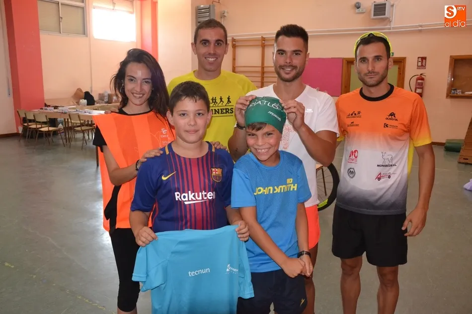 Los niños de Conciliamos entrenan con tres deportistas profesionales  