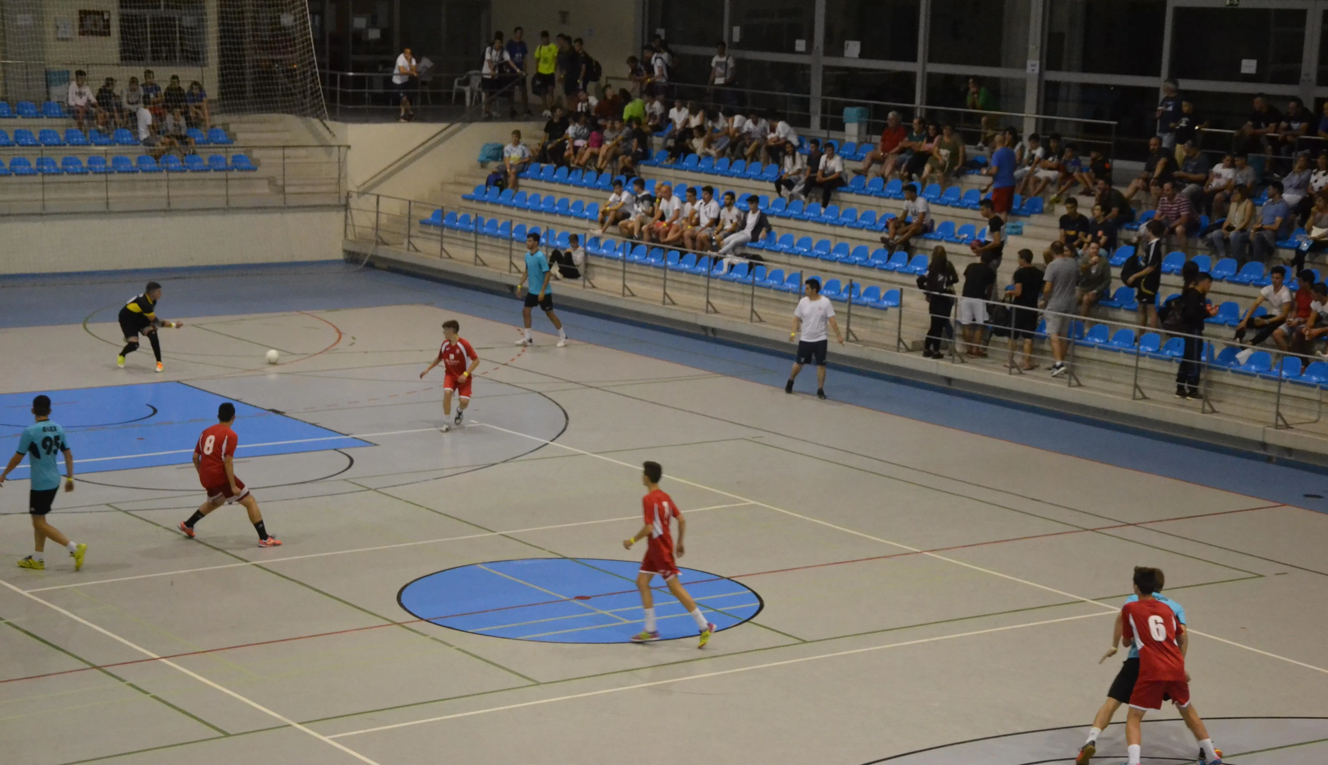 Imagen del Pabellón casi a la 1.30 horas de la madrugada