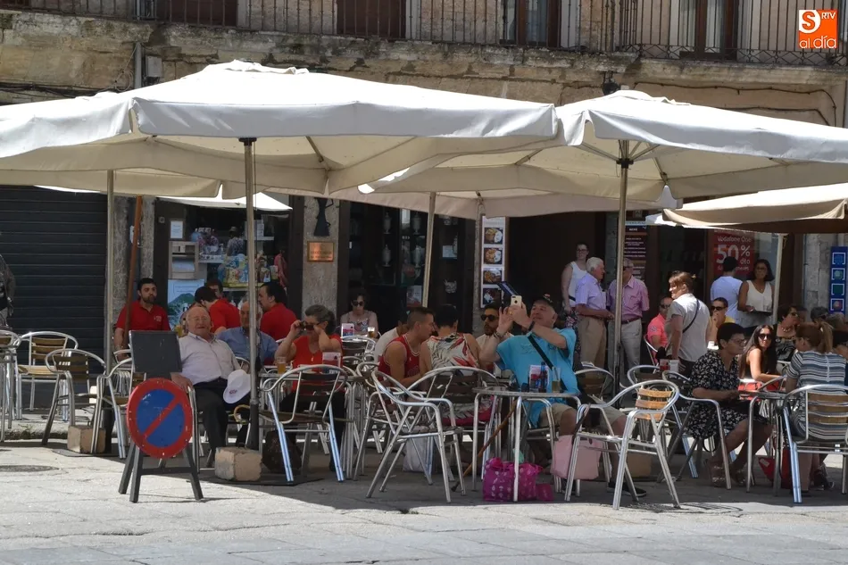 Foto 2 - Unos gigantes conquistan el centro hist&oacute;rico mirobrigense  