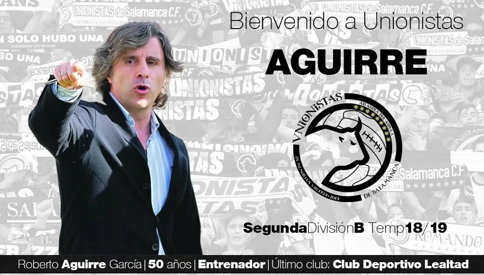 Roberto Aguirre, nuevo entrenador de Unionistas para la próxima temporada