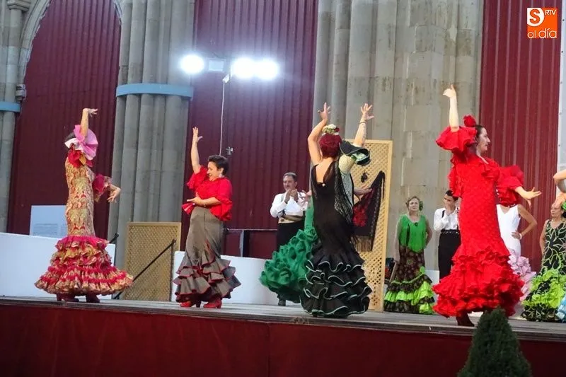 Foto 11 - El grupo de sevillanas de Alba de Tormes ameniza la noche albense