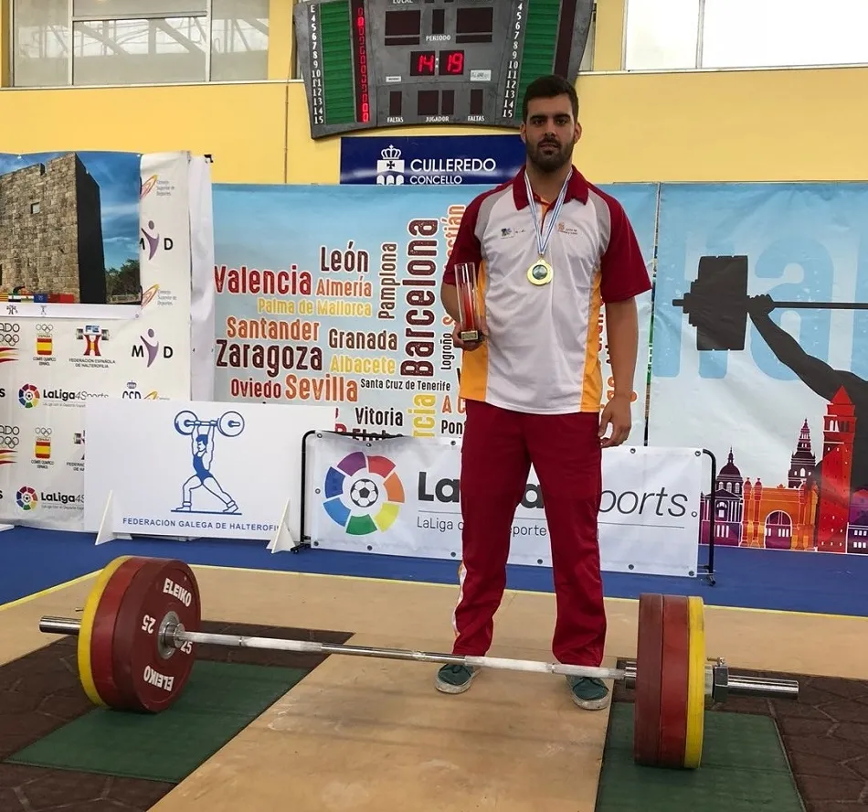 Foto 2 - Juan Lama, campe&oacute;n de Espa&ntilde;a absoluto en 105 kilogramos