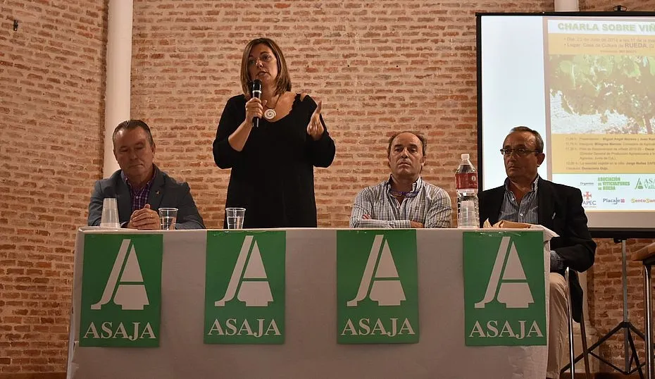 La consejera Milagros Marcos, en el acto de Asaja