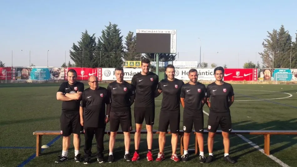 Cuerpo técnico UD Santa Marta. Foto: UD Santa Marta