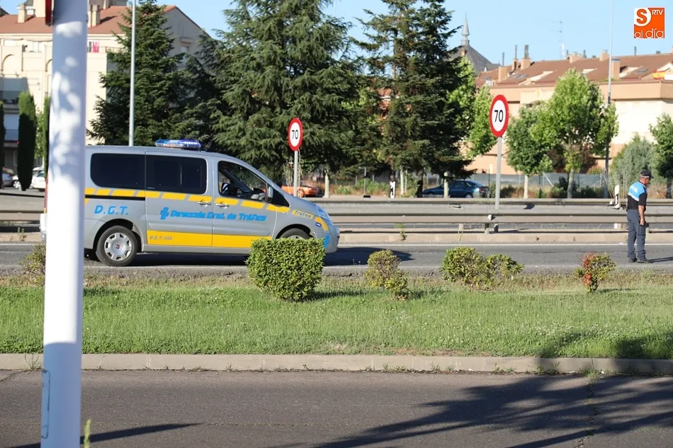 Foto 2 - Herida tras una salida de v&iacute;a junto al parque comercial Capuchinos