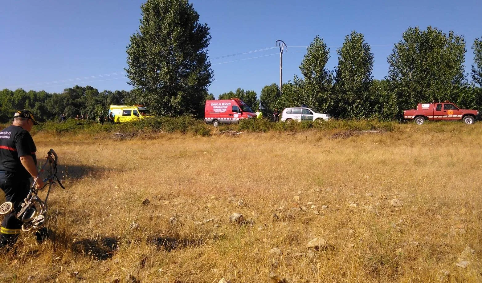 Despliegue en la zona del Molino Caraveo una vez fue encontrado
