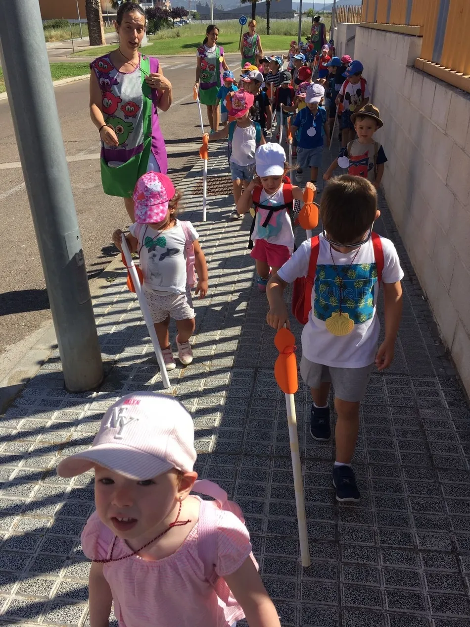Foto 5 - La Escuela Infantil &lsquo;peregrina&rsquo; a Santiago de Compostela  