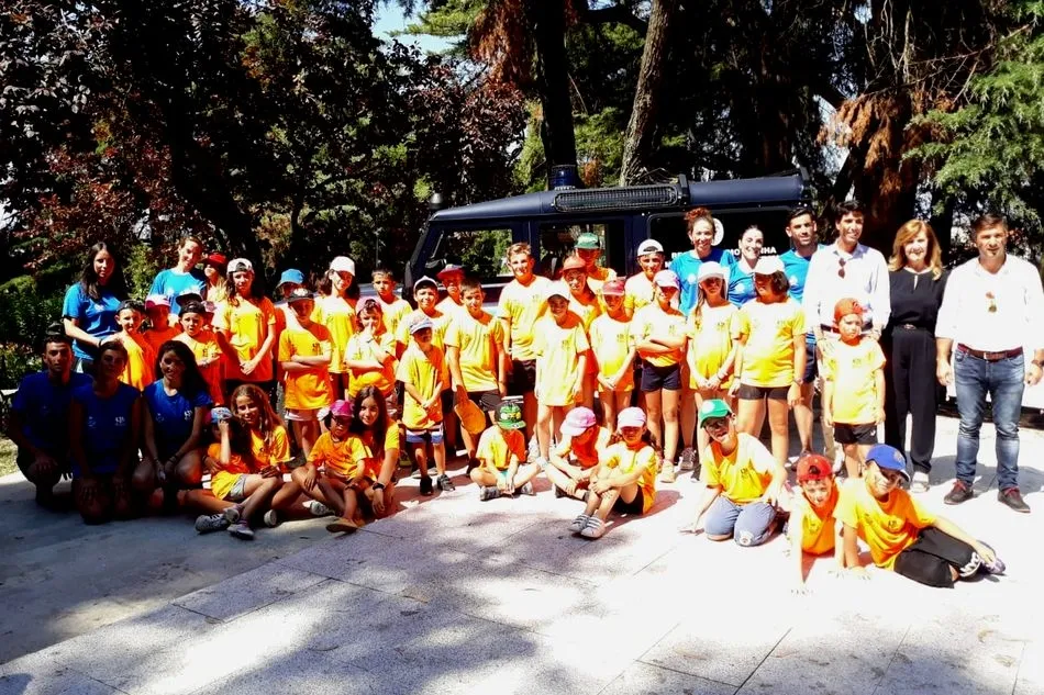 Foto 2 - Los j&oacute;venes de los Campamentos Urbanos visitan la localidad portuguesa de Pinhel  