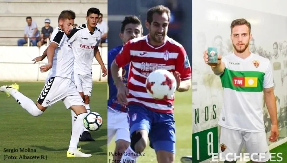 Sergio Molina, Pablo González e Iván Calero