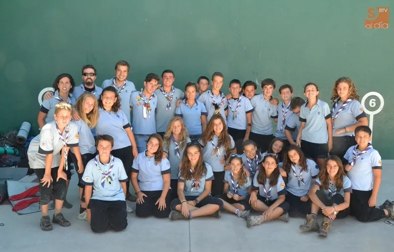 Imagen de parte del grupo de Lorca que estuvo en Peñaparda en 2014