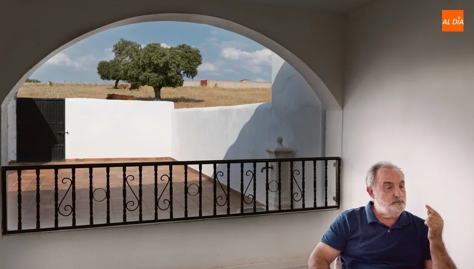 Valentín Martín durante uno de los momentos de la entrevista | REP. GRÁFICO: CARMEN BORREGO