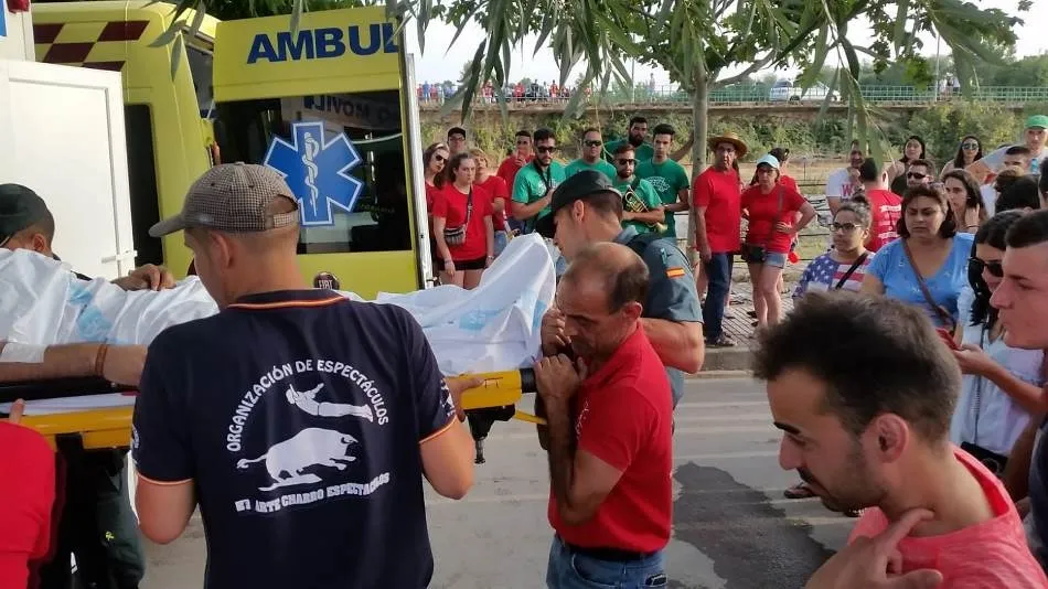 Un joven recortador mirobrigense resulta corneado en la Fiesta Juvenil de Sancti-Spíritus  