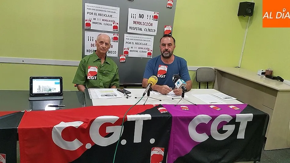 Chema Lorenzo y Juan García, de la CGT
