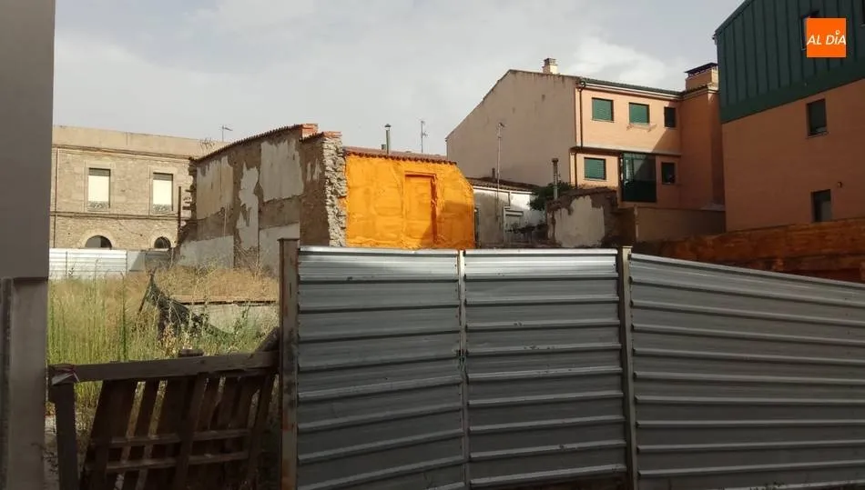 Solar donde se levantarán los nuevos juzgados y que ha sido cedido por el Ayuntamiento para este fin