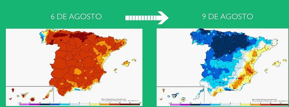 Importante descenso de las temperaturas