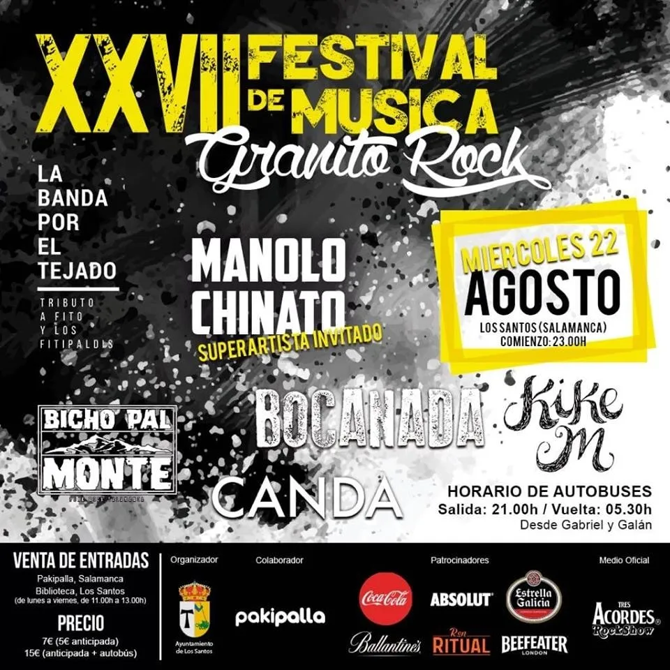 Foto 2 - Manolo Chinato es el gran invitado del Granito Rock 2018