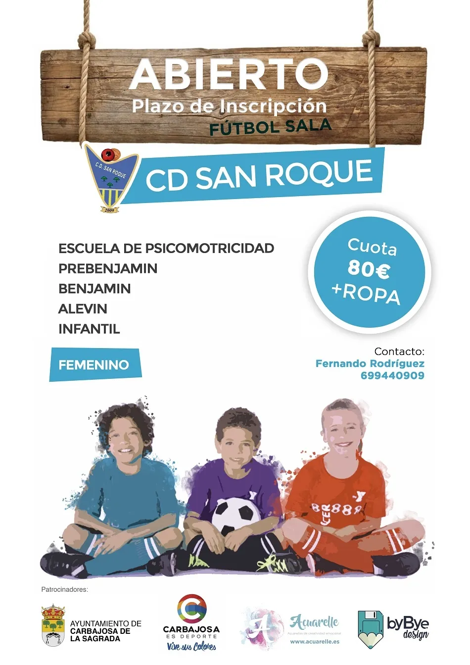 Foto 3 - El CD San Roque tendr&aacute; un nuevo equipo femenino y un s&eacute;nior masculino