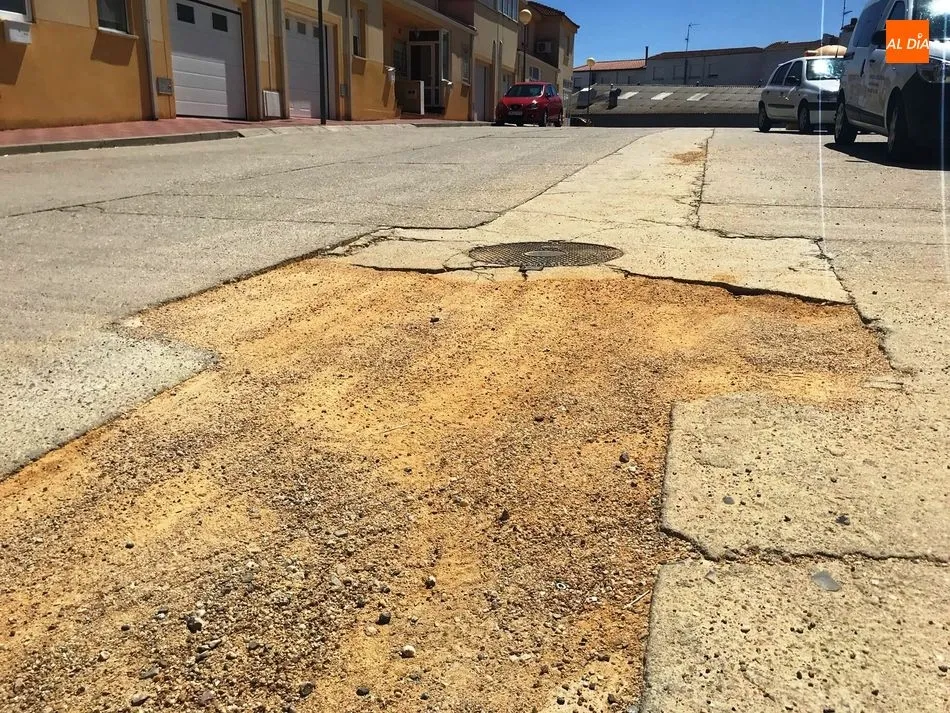 Estado actual de la calle Teide