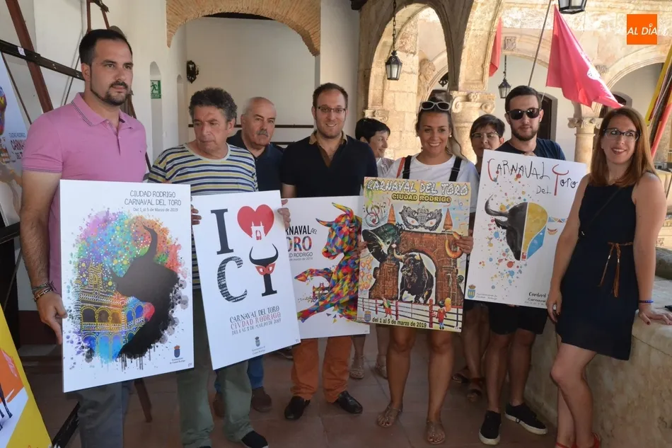 Escogidos los 5 carteles finalistas para anunciar el Carnaval del Toro 2019  