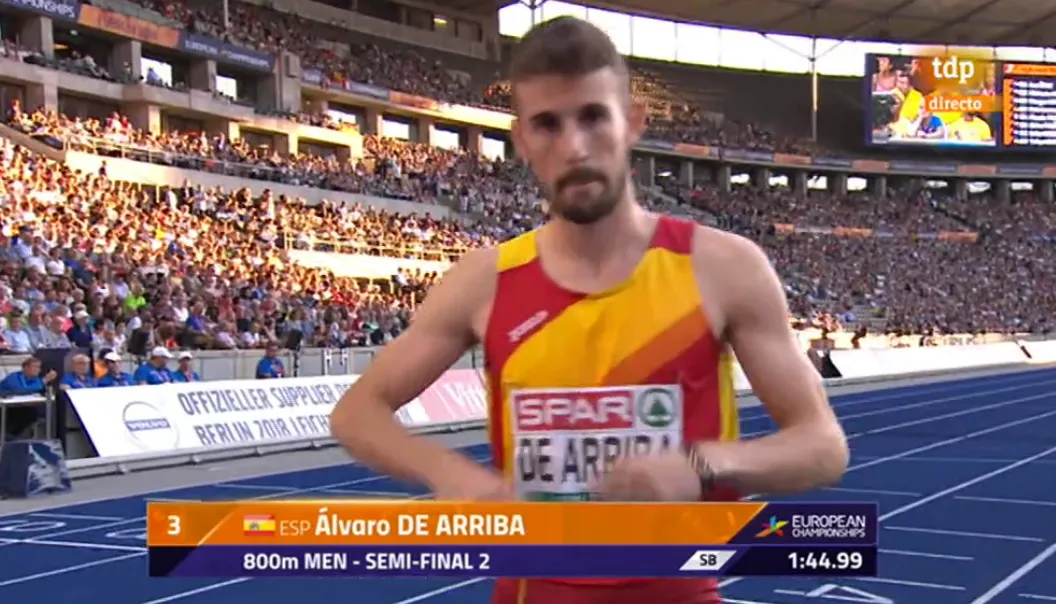 Foto 5 - &Aacute;lvaro de Arriba, &uacute;nico de los espa&ntilde;oles que logra clasificarse para la final del 800  