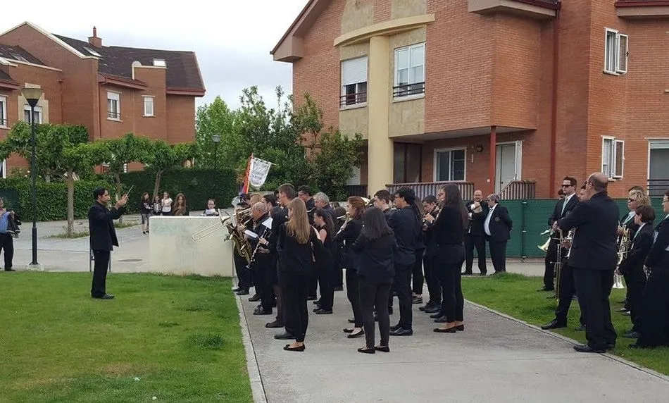 Banda de Música de Villamayor dirigida hasta ahora por Pedro Hernández Garriga