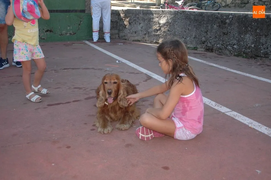 Foto 4 - Peque&ntilde;os y mayores disfrutan de los carretones en Saldeana  