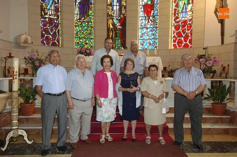 Homenaje a los 6 mayores presentes de la Asociación que cumplen 80 años de vida/Foto: Adrián Martín