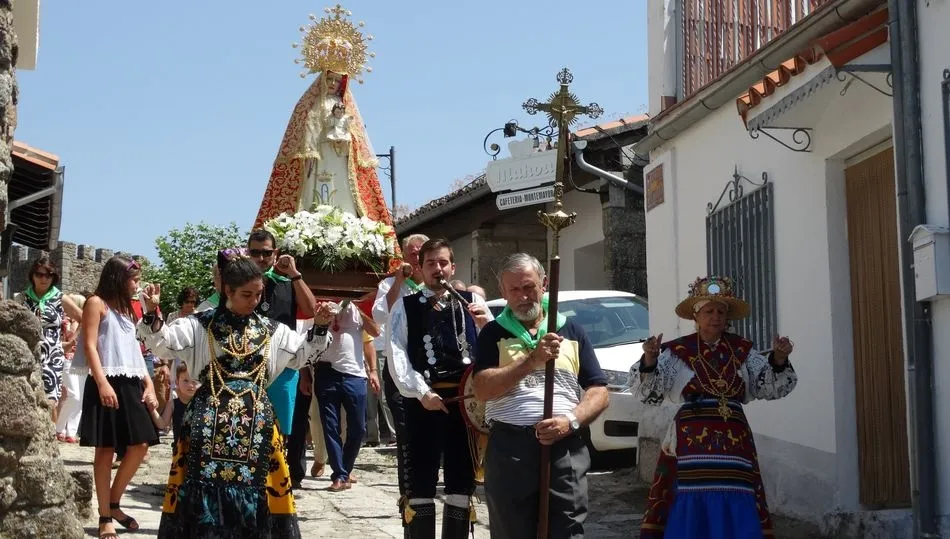 Procesión de la Virgen del Señorío de Montemayor / FOTO: LOS CHARRITOS DE SALAMANCA