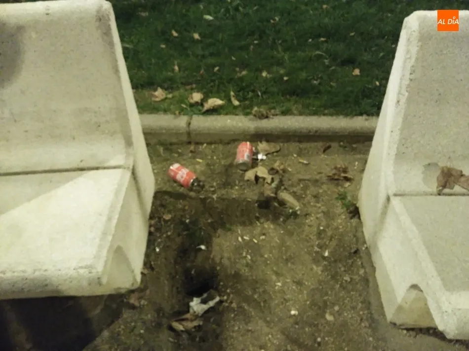 Foto 3 - Quejas en el Zurgu&eacute;n por la acumulaci&oacute;n de basura en espacios p&uacute;blicos  