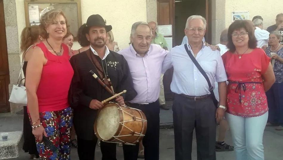 Principales protagonistas de la jornada organizada por la Asociación de Mayores de Olmedo de Camaces