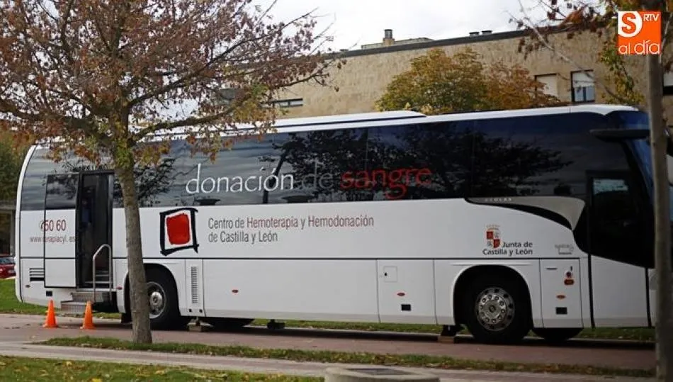 Unidad móvil para la donación de sangre que recorre la provincia charra