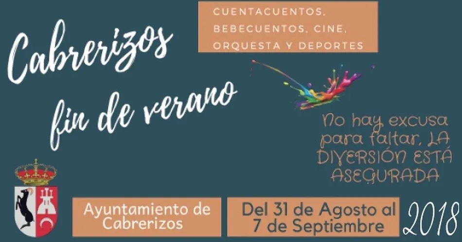 Cabrerizos celebra el fin del verano con cuentacuentos, cine, orquesta y deporte  