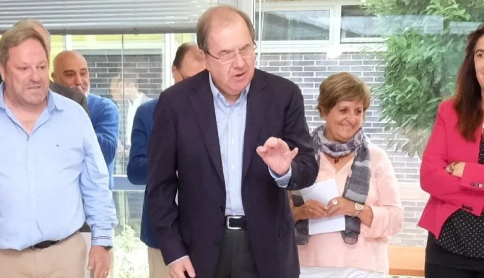 El presidente de la Junta, Juan Vicente Herrera