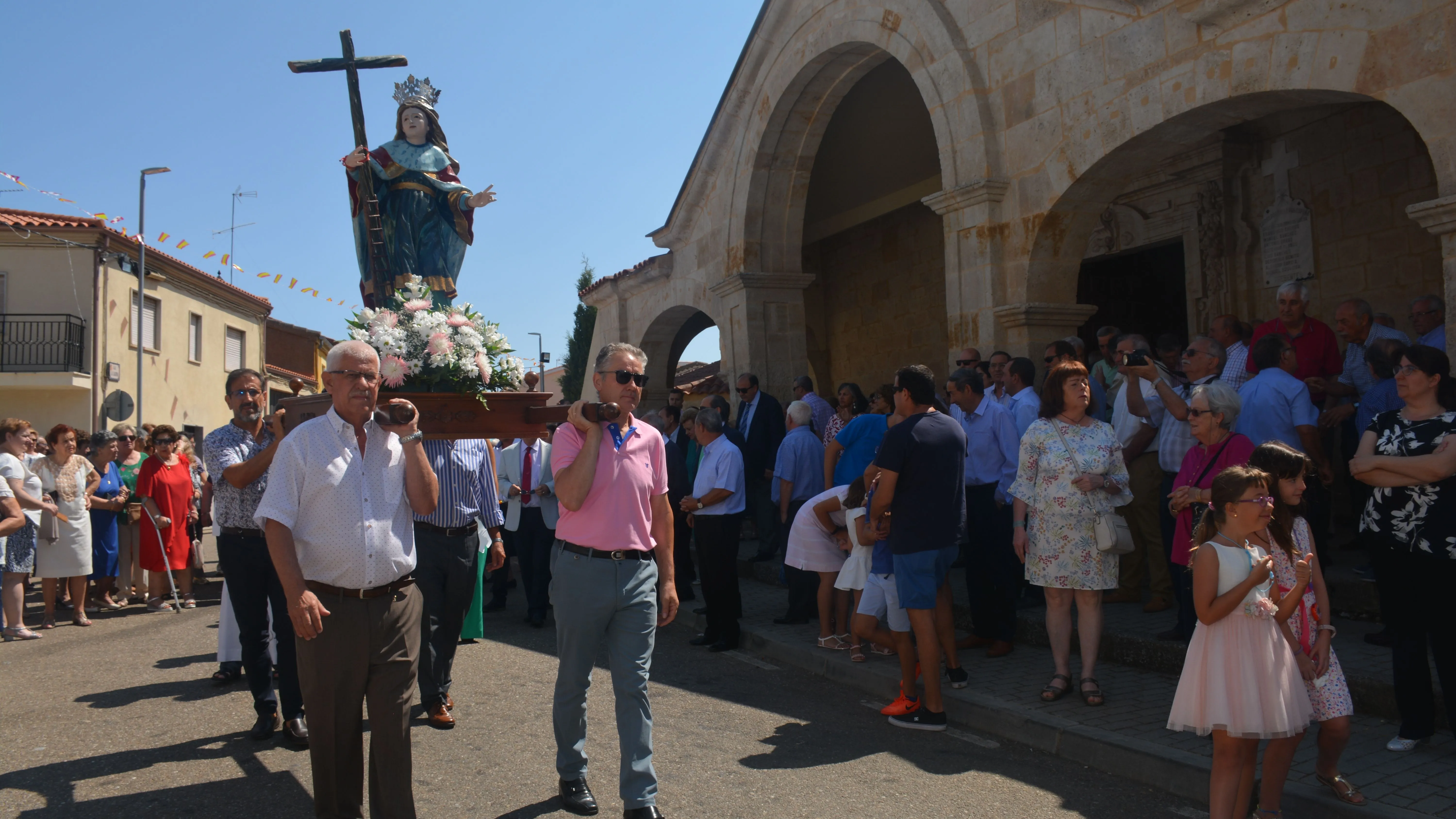 Misa y procesión en honor a Santa Elena/ Foto: Lydia González