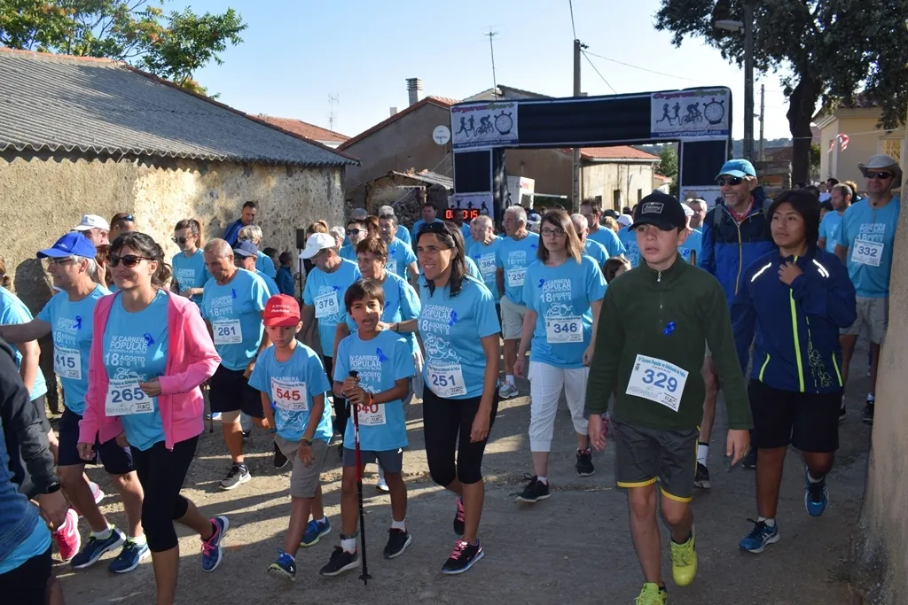 Alejandro Jiménez e Irene Mancebo triunfan entre la marea azul en Aldehuela de Yeltes  