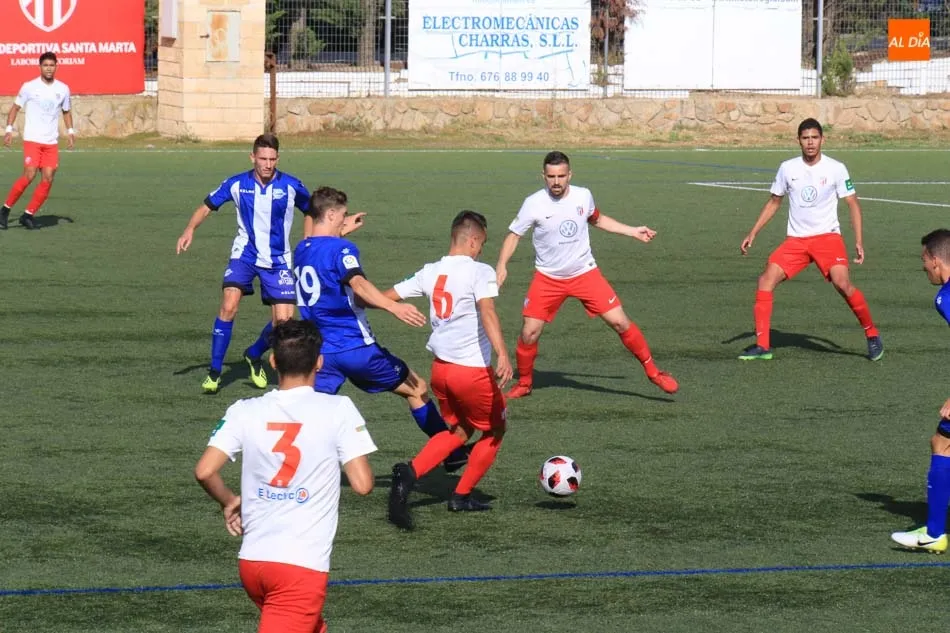 Foto 8 - La UD Santa Marta, sin definici&oacute;n, cae ante el Alav&eacute;s B en&nbsp;San Casto (0-1)  