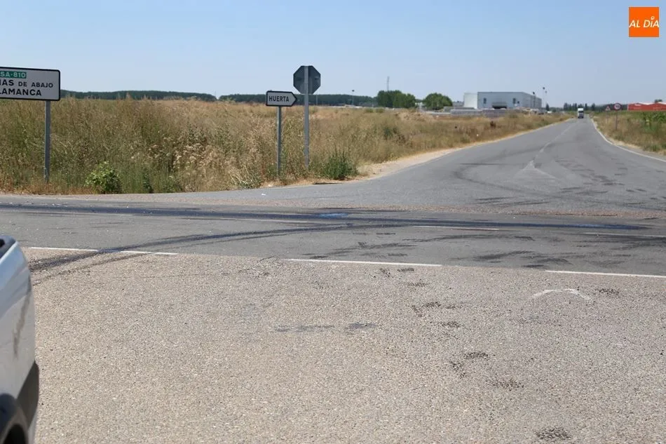 Foto 2 - Accidente sin heridos en el cruce de Huerta