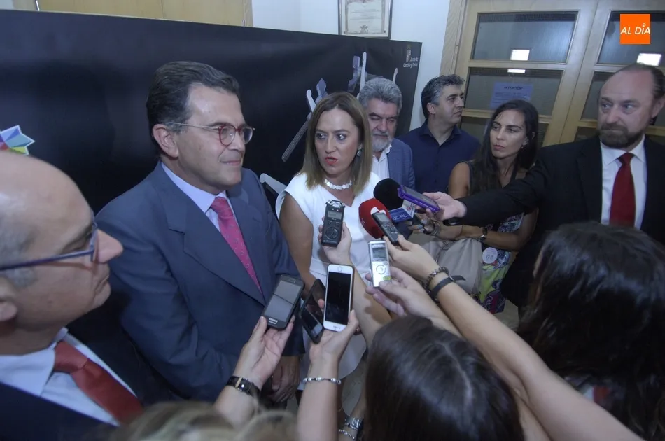 Intervención de Virginia Barcones ante los medios de comunicación | Foto Adrián Martín