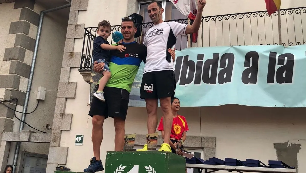 Ángel Miña y Álvaro García subidos al podio en la Subida a la Teta de Medinilla