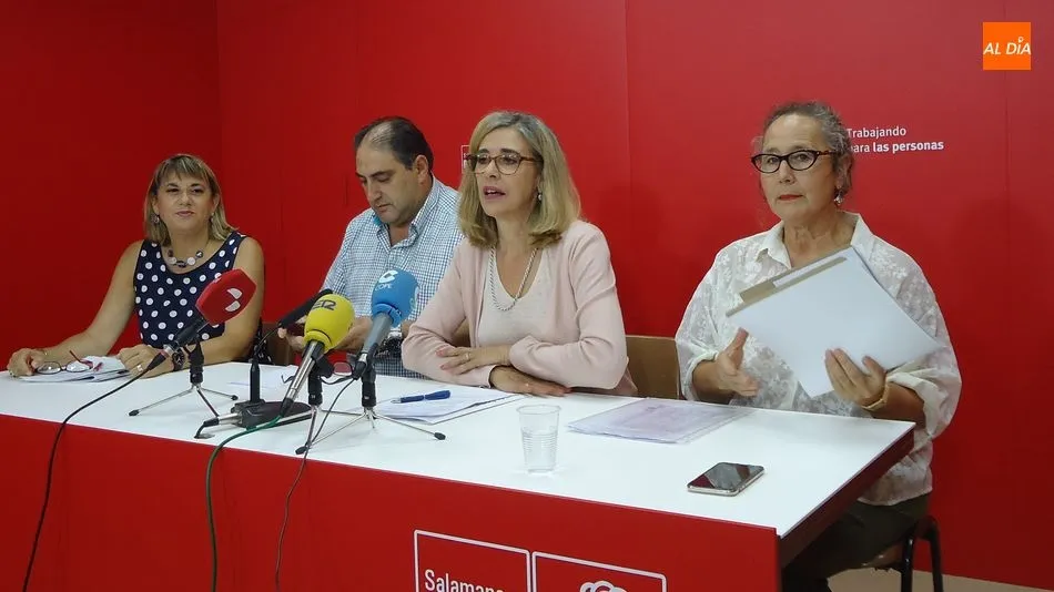 María García, Antonio Luengo, Ana Muñoz de la Peña y Concha Hernández