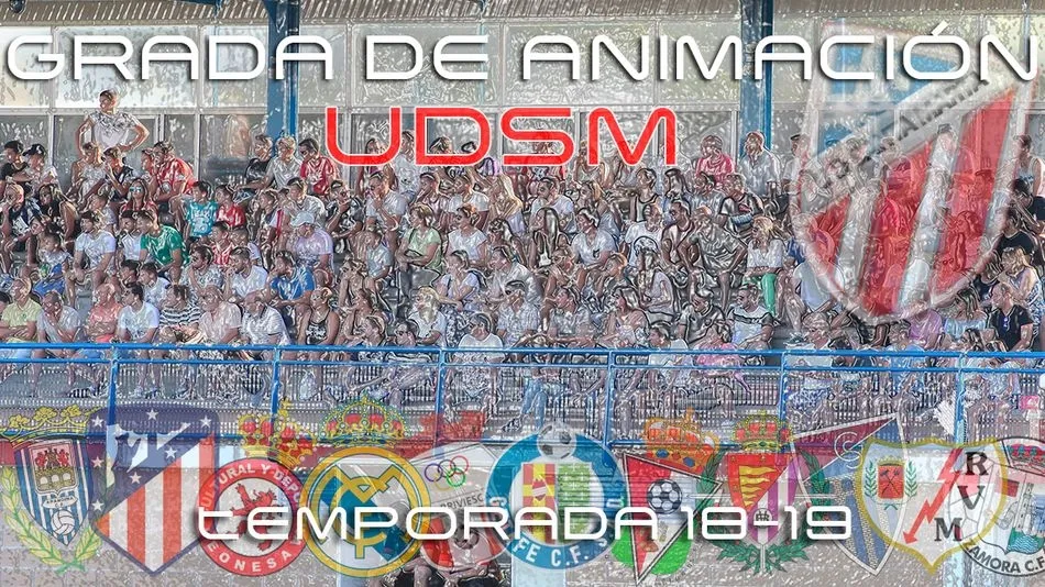 Cartel promocional de la grada de animación.