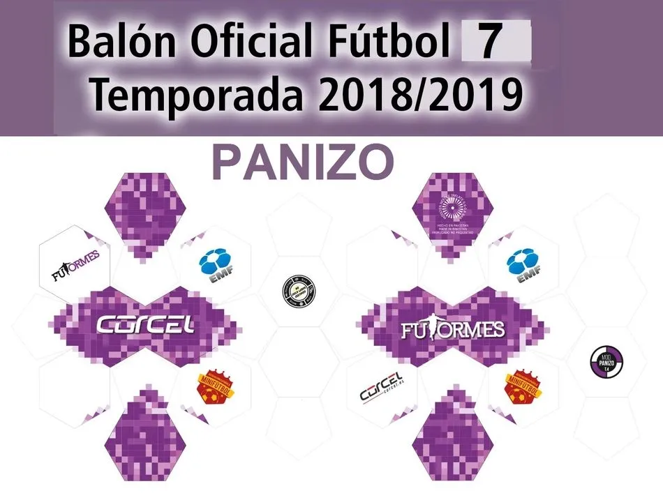 Balón oficial de las ligas Futormes F7.