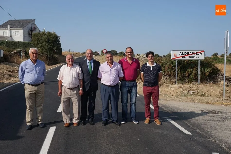 Foto 3 - Concluyen las obras de la carretera de acceso a Aldeavieja&nbsp;