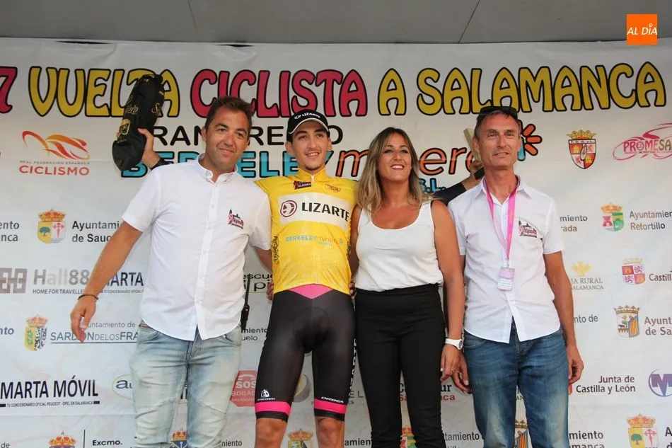 Foto 5 - Antonio Soto gana la crono de Saucelle y es el primer l&iacute;der de la Vuelta a Salamanca