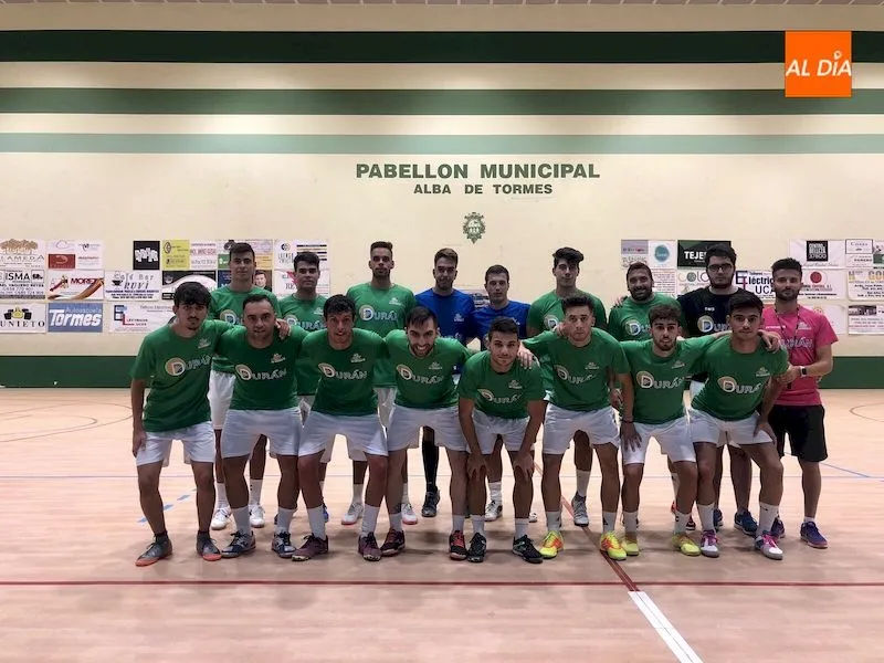 Plantilla del Piensos Durán Albense durante la pretemporada