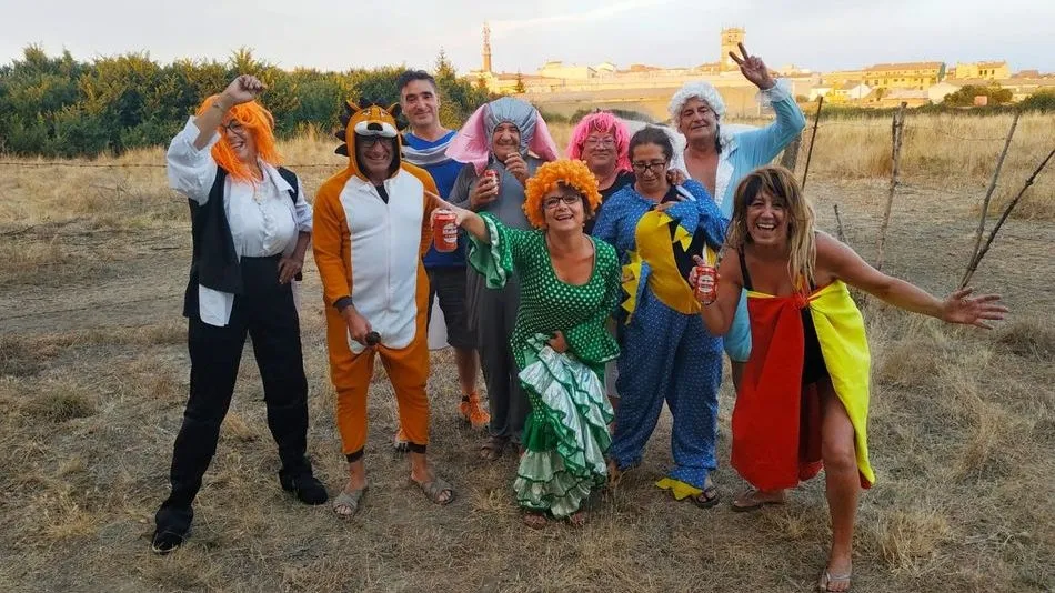 Buena comida y diversión para celebrar el cumpleaños de Manolo en Vitigudino  